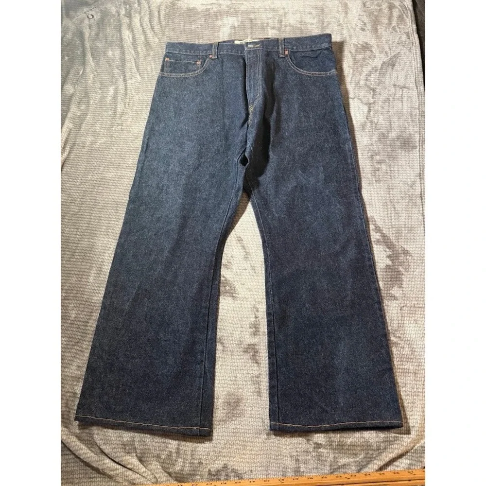 Levis 517 Bootcut Jeans Mens W38 L30 Dark Wash Indigo Denim 517-0217 Cotton